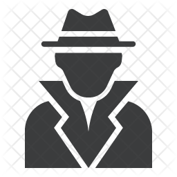 256x256 Gangster Icon Of Glyph Style