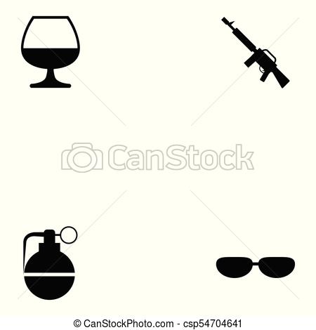 450x470 Gangster Icon Set Vector