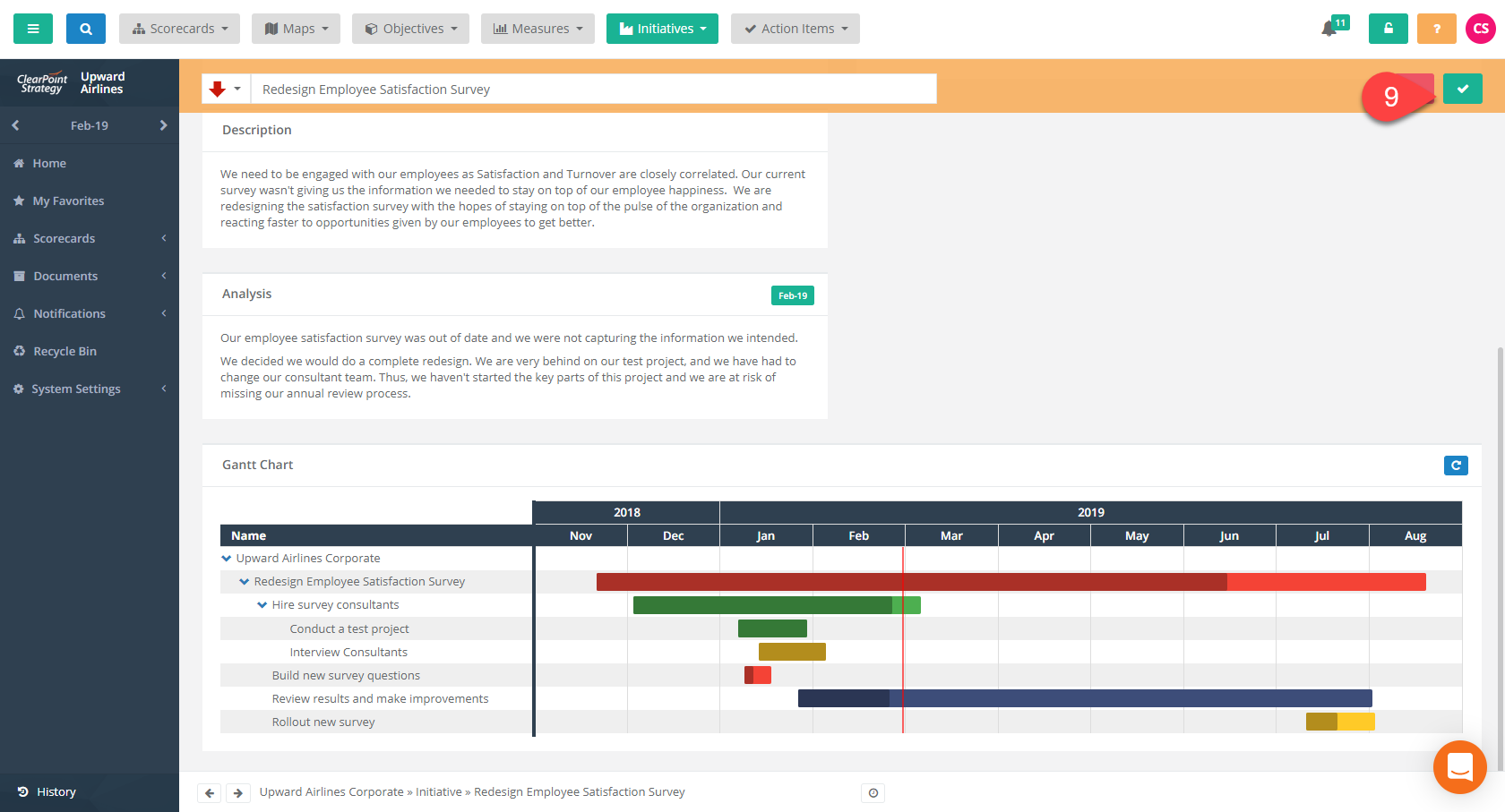1680x907 Editing A Gantt Chart Clearpoint Strategy