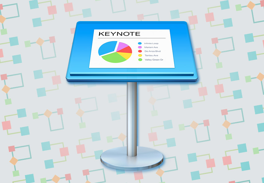 850x589 How To Make Flowcharts Gantt Charts In Keynote With Templates