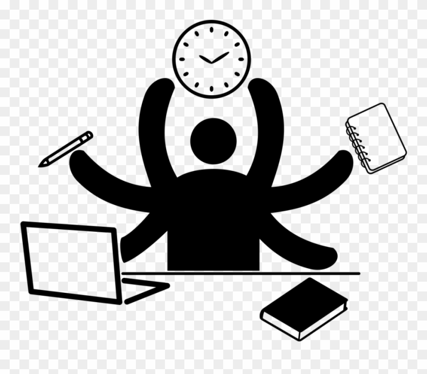 880x770 Human Multitasking Icons Gap