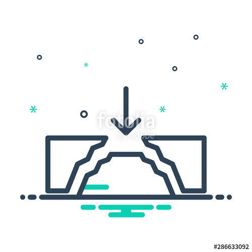 500x500 Black Mix Icon For Gap Stock Image And Royalty Free Vector