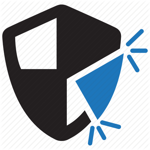 512x512 Broken, Gap, Protection, Security, Shield Icon