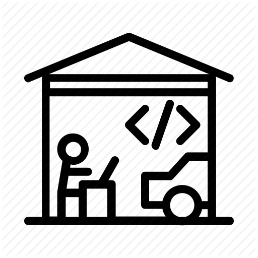 512x512 Coding, Garage, Startup Icon