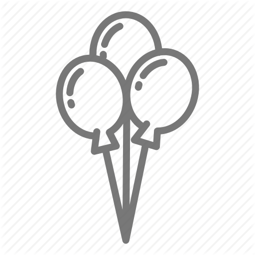 512x512 Balloons, Birthday, Helium, Sale, String Icon