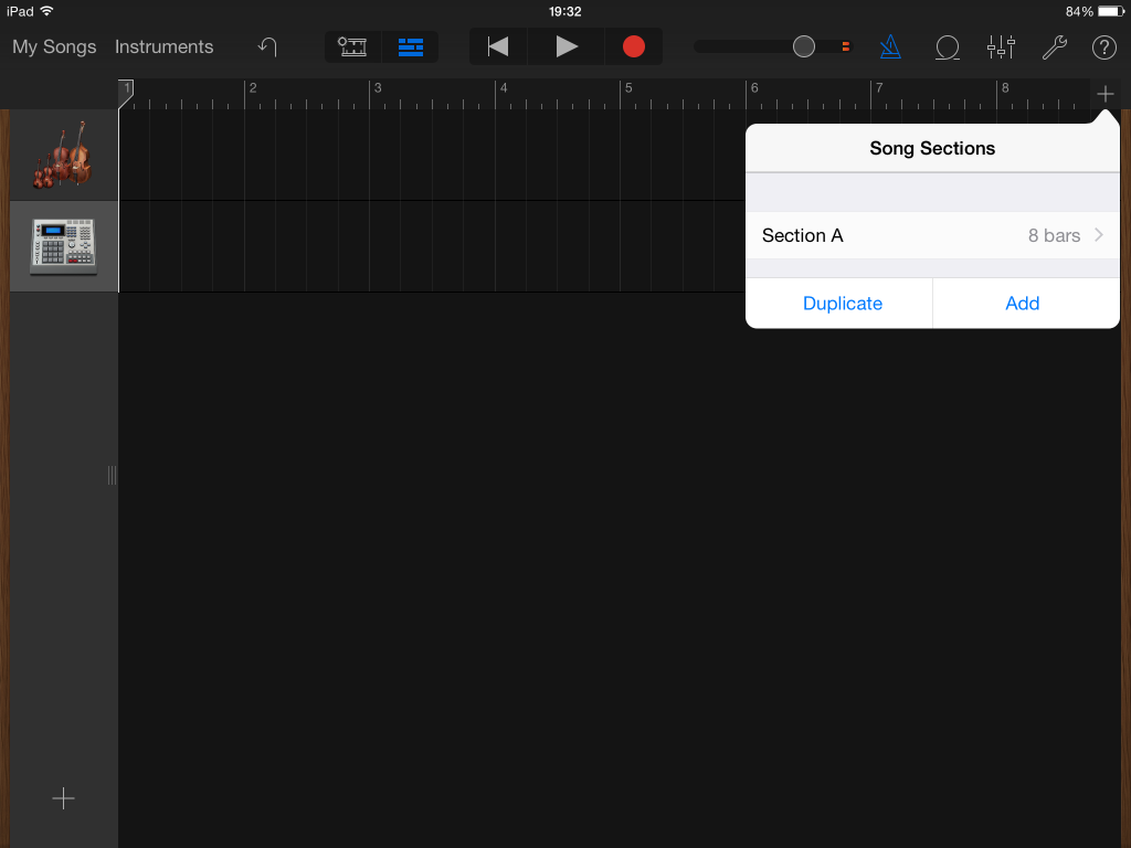 1024x768 How To Use Sections In Garageband Ios Garageband Ios