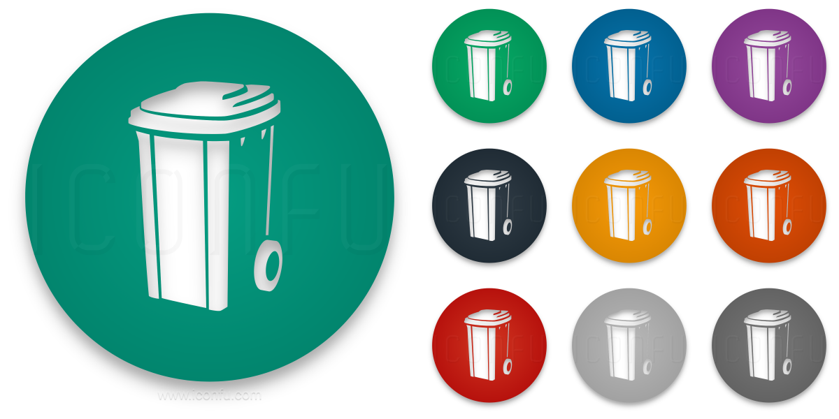 1200x600 Garbage Can Icon