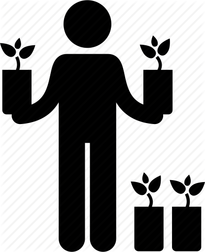 416x512 Gardener, Gardening, Growing, Plant, Plantation, Seeding, Small Icon