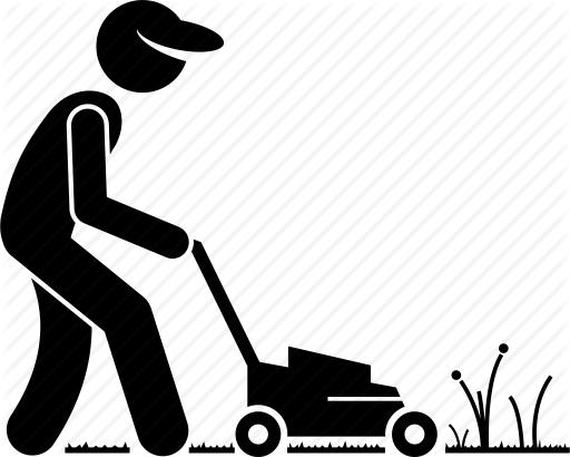 512x410 Cutting, Gardener, Gardening, Grass, Lawnmower Icon