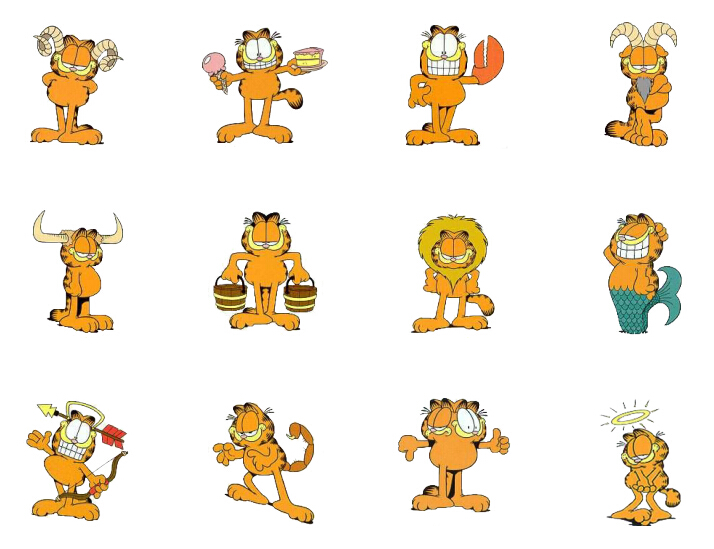 714x549 Designer Garfield Constellation Png Icon