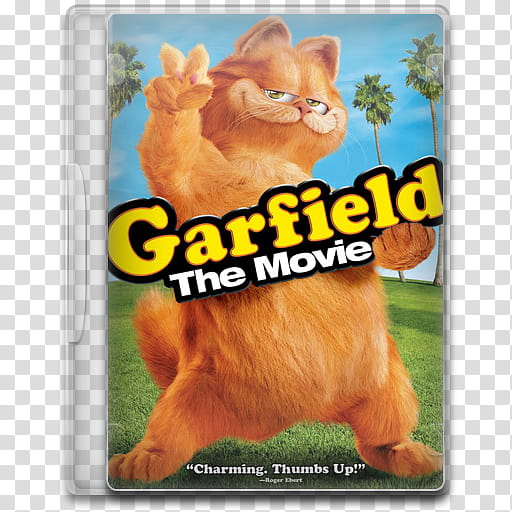512x512 Movie Icon Mega Garfield, Garfield The Movie Cover Transparent