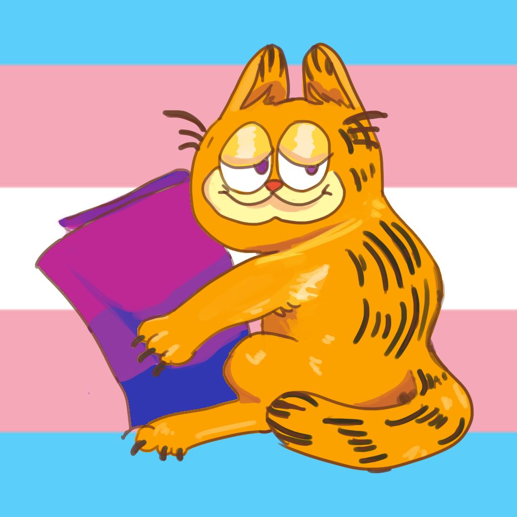 1024x1024 Garfield Is Lgbt