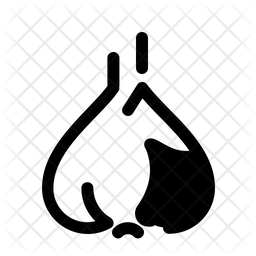 256x256 Garlic Icon Of Glyph Style