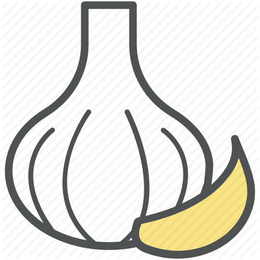 512x512 Allium Sativum, Garlic, Garlic Bulb, Garlic Clove, Spice Icon