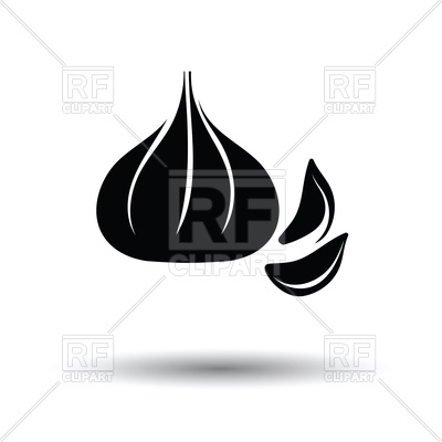 400x400 Garlic Icon Vector Image Of Signs, Symbols, Maps Angelp