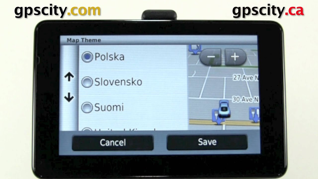 1280x720 The Map And Vehicle Settings In The Garmin Nuvi