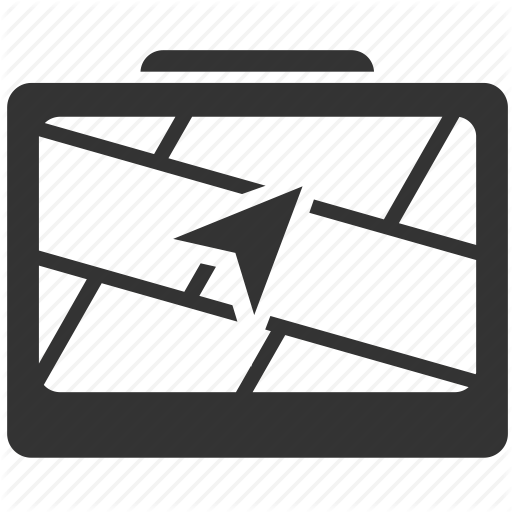 512x512 Garmin Nuvi, Gps, Location, Map, Navigation, Navigator, Route Icon