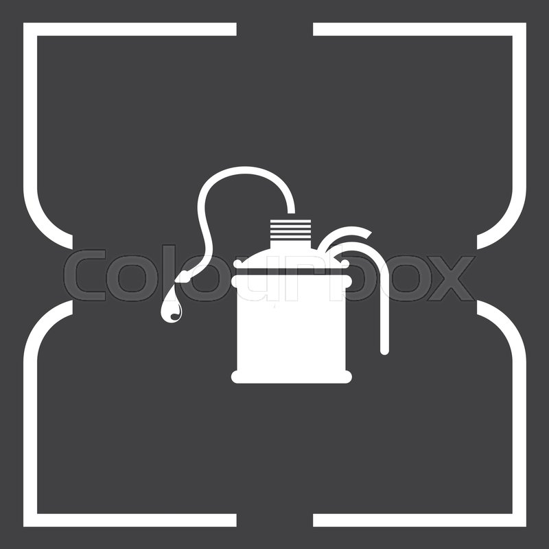 800x800 Oil Can Vector Icon Gas Container Stock Vector Colourbox
