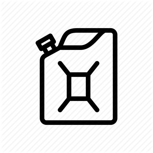 512x512 Can, Fuel, Gas, Gasoline, Jerry Can, Jerrycan, Petrol Icon