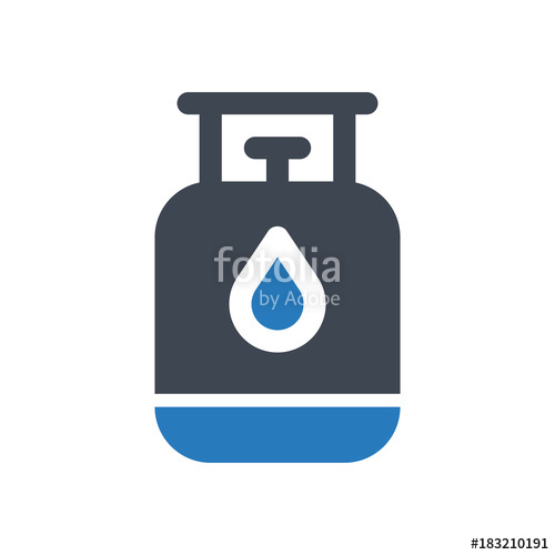 500x500 Gas Cylinder Icon Stock Image And Royalty Free Vector