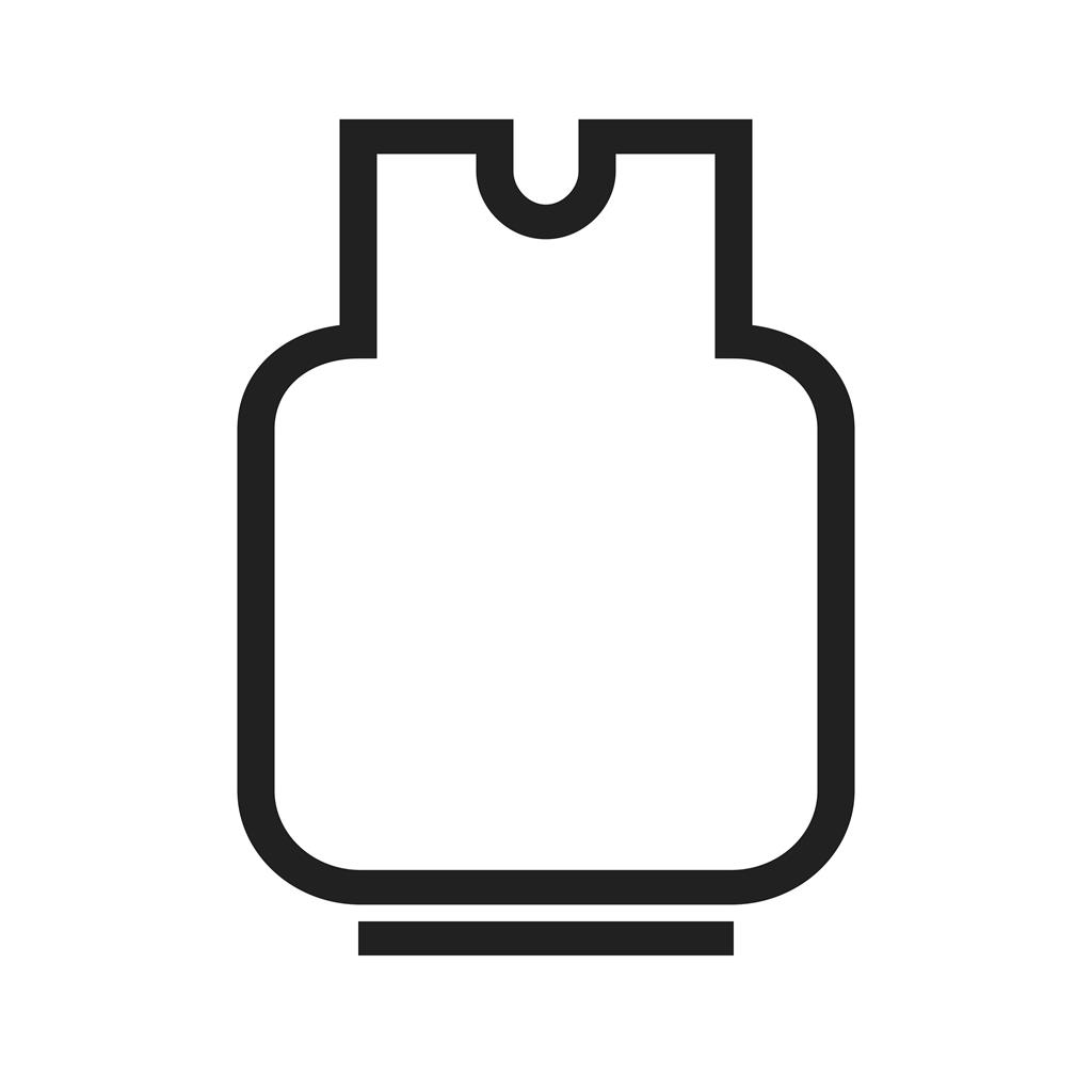 1024x1024 Gas Cylinder Line Icon