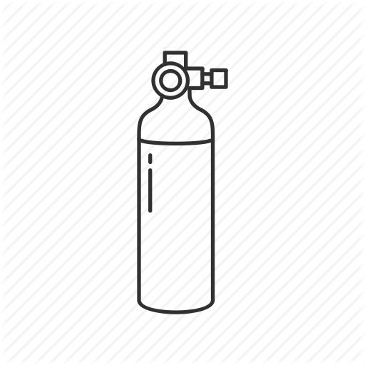 512x512 Gas Cylinder, Gas Tank, Medical, Medical Equipment, Oxygen, Oxygen