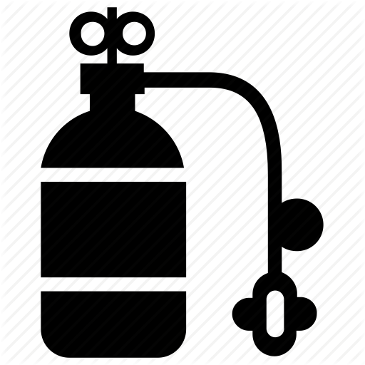 512x512 Gas Cylinder, Oxygen Bottles, Oxygen Cylinder, Oxygen Tank, Scuba