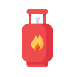 256x256 Gas Cylinder Icon Of Flat Style