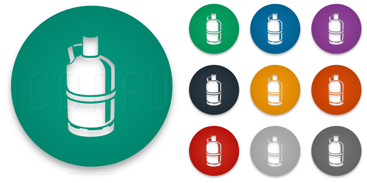 1200x600 Gas Cylinder Icon
