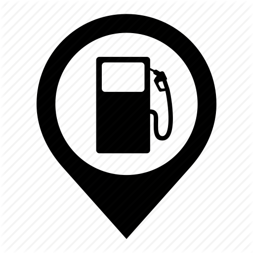 512x512 Fuel Station, Fuel Station Pump, Gas Station, Gasoline, Map Marker