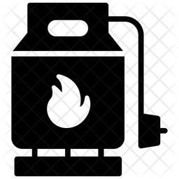 256x256 Natural Gas Icon Of Glyph Style