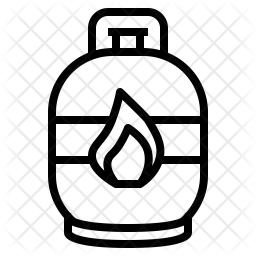 256x256 Natural Gas Icon Of Line Style