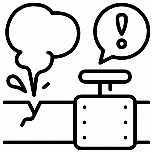 512x512 Danger, Emergency, Gas, Industrial, Leak, Pipe, Repair Icon