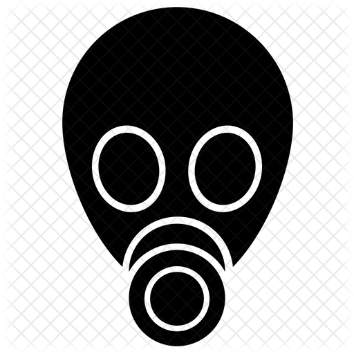 512x512 Gas Mask Icon Of Glyph Style