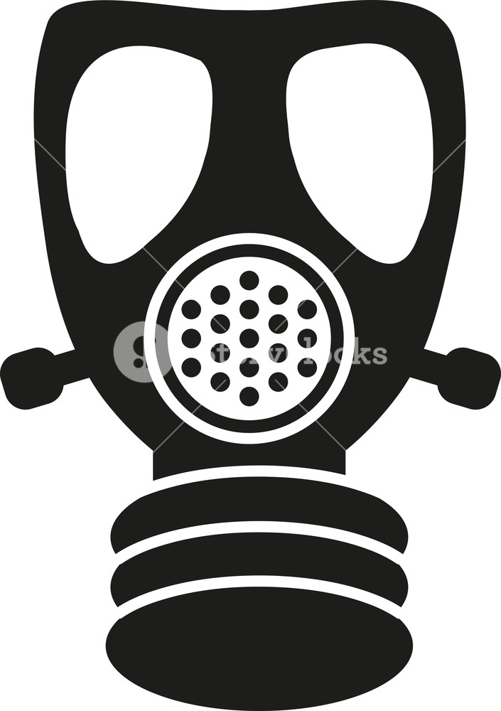 705x1000 Gas Mask Icon Symbol Royalty Free Stock Image