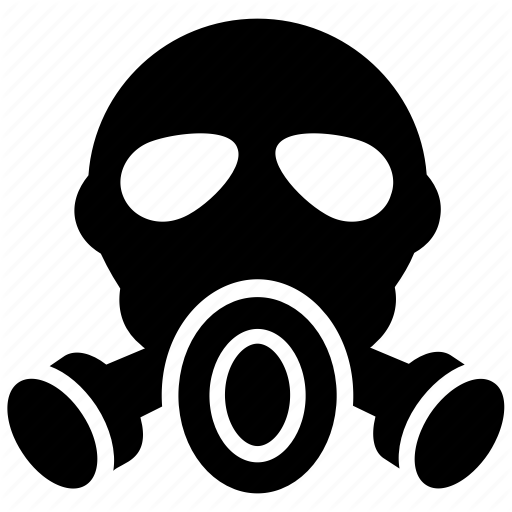 512x512 Danger Sign, Danger Symbol, Gas Mask, Hazard Symbol, Risk Sign