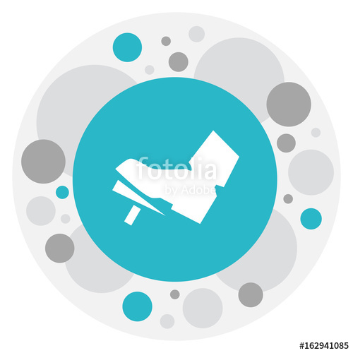 500x500 Vector Illustration Of Transport Symbol On Gas Pedal Icon Premium