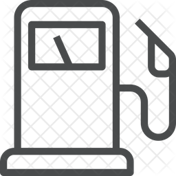 256x256 Gas Pump Icon Of Line Style
