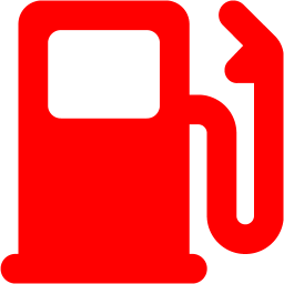 256x256 Red Gas Pump Icon
