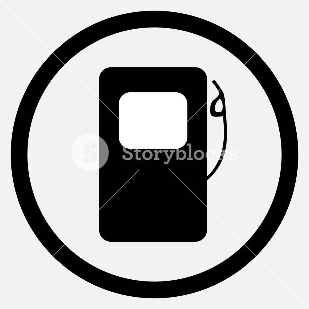 1000x1000 Fuel Station Icon Black White Fuel And Gas Station, Fuel Pump
