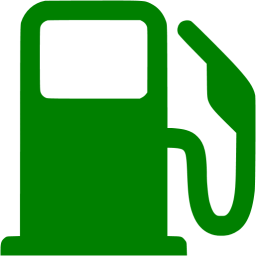 256x256 Green Gas Station Icon