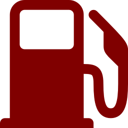 256x256 Free Maroon Gas Station Icon