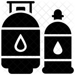 256x256 Natural Gas Tank Icon Of Glyph Style