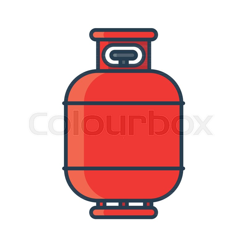 800x800 Flammable Gas Tank Icon Propane, Stock Vector Colourbox
