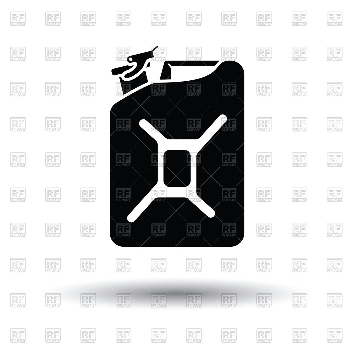 1200x1200 Canister With Gasoline Icon Vector Image Of Icons And Emblems