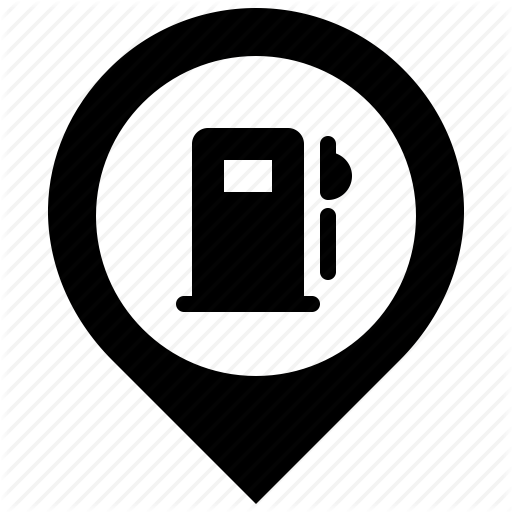 512x512 Fuel, Gas, Gasoline, Location, Map, Pin, Station Icon