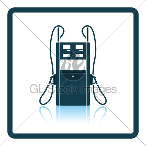 500x500 Fuel Station Icon Gl Stock Images