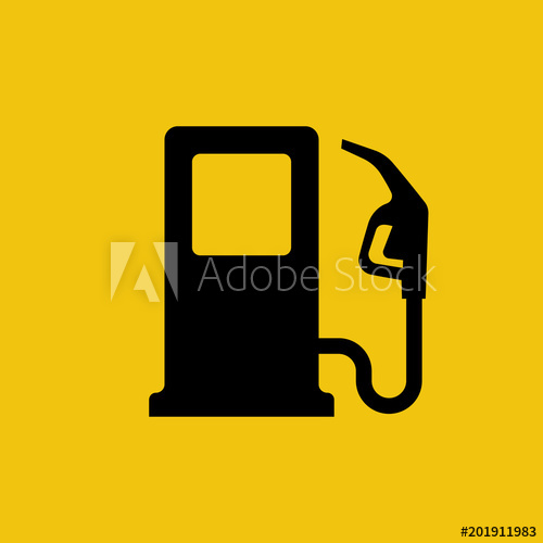 500x500 Gas Pump Icon Fuel Pump Petrol Station Sign Gasoline Nozzle