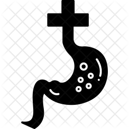 256x256 Gastroenterology Icon Of Glyph Style