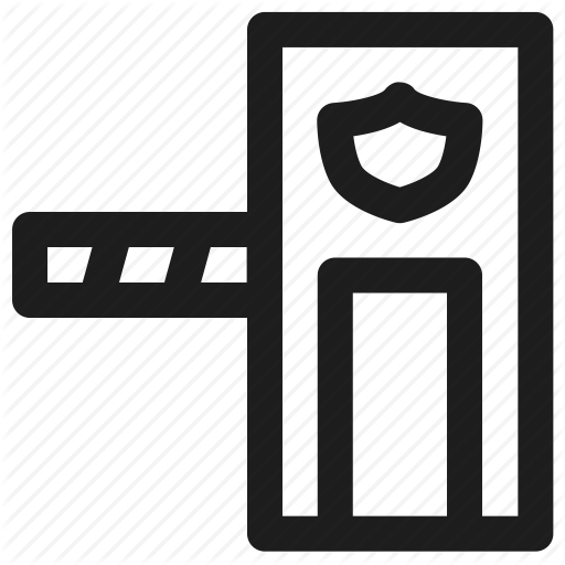 512x512 Checking Gate, Security Gate, Transport, Transportation, Vehicle Icon